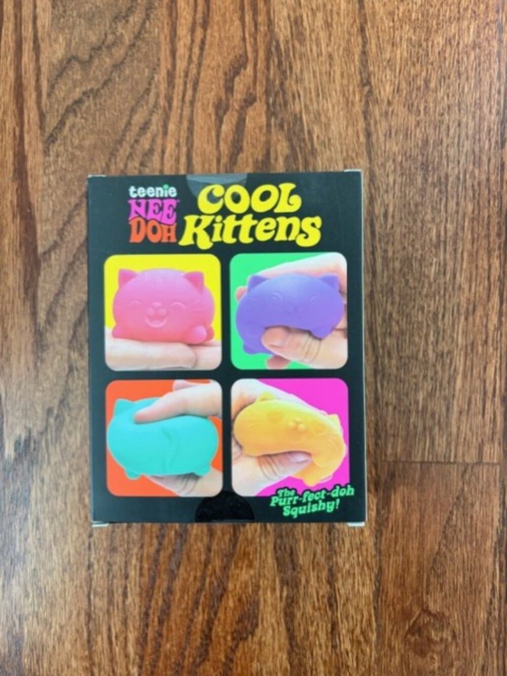 Schylling NeeDoh Teenie Cool Cats 4-Pack Squishy Stress Toy Sensory Fidget NEW - Picture 3 of 6